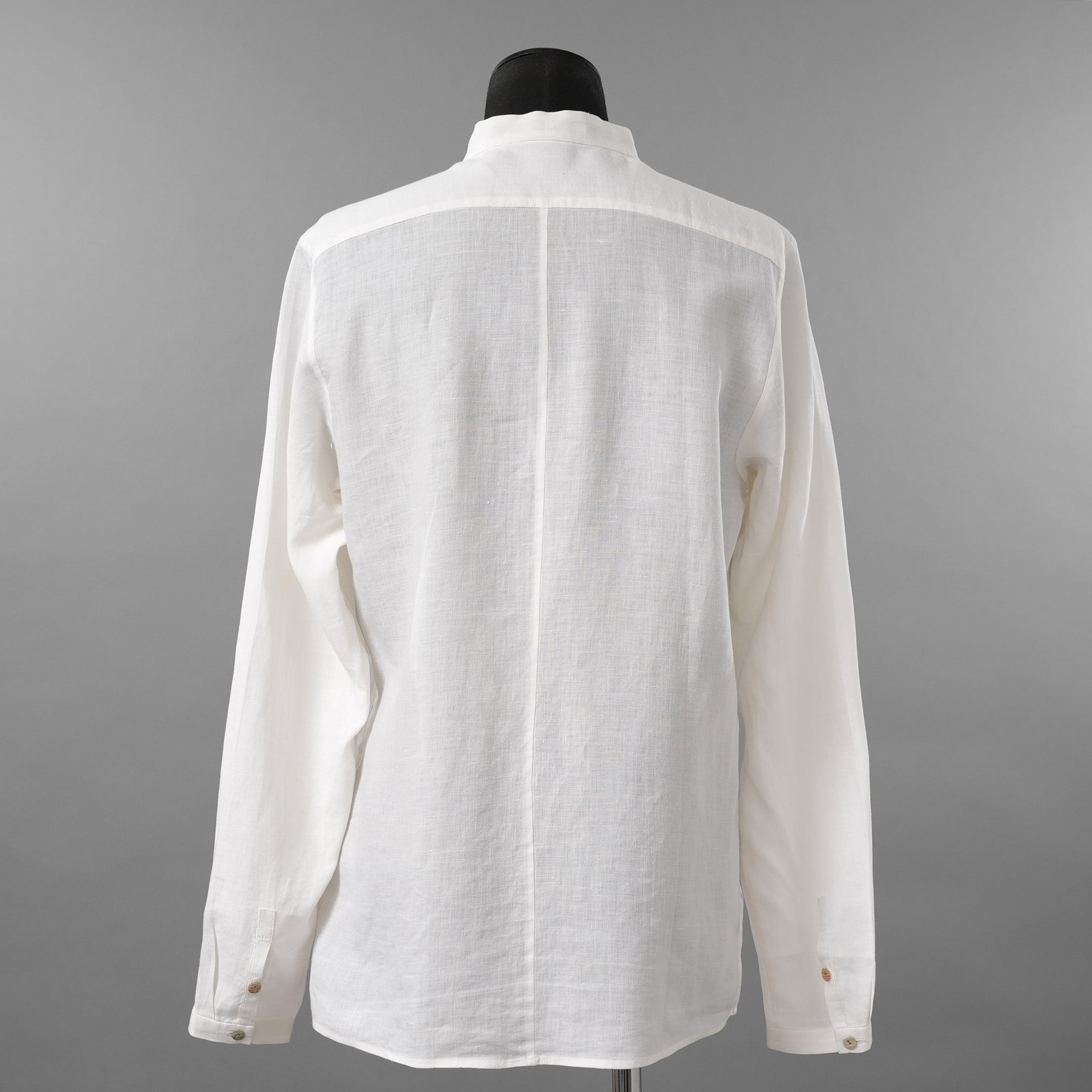 individual sentiments インディビジュアルセンチメンツ / 22SS LINEN L/S SHIRTS / 長袖シャツ / SH51-LI12 /size 2 (WHITE)