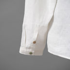 individual sentiments インディビジュアルセンチメンツ / 22SS LINEN L/S SHIRTS / 長袖シャツ / SH51-LI12 /size 2 (WHITE)