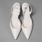 未使用 FENDI フェンディ/ 21AW ファースト スリングバック レザー パンプス / シューズ / 8J8367 NA7 / size 35.5 (22.5cm) IVORY レディース