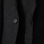 LANVIN collection ランバンコレクション / 美品 ウールシルク ツイード ストレッチ テーラードジャケット アウター / LA-IS-30256 / size 50 (CHARCOAL) 352126-in-ue