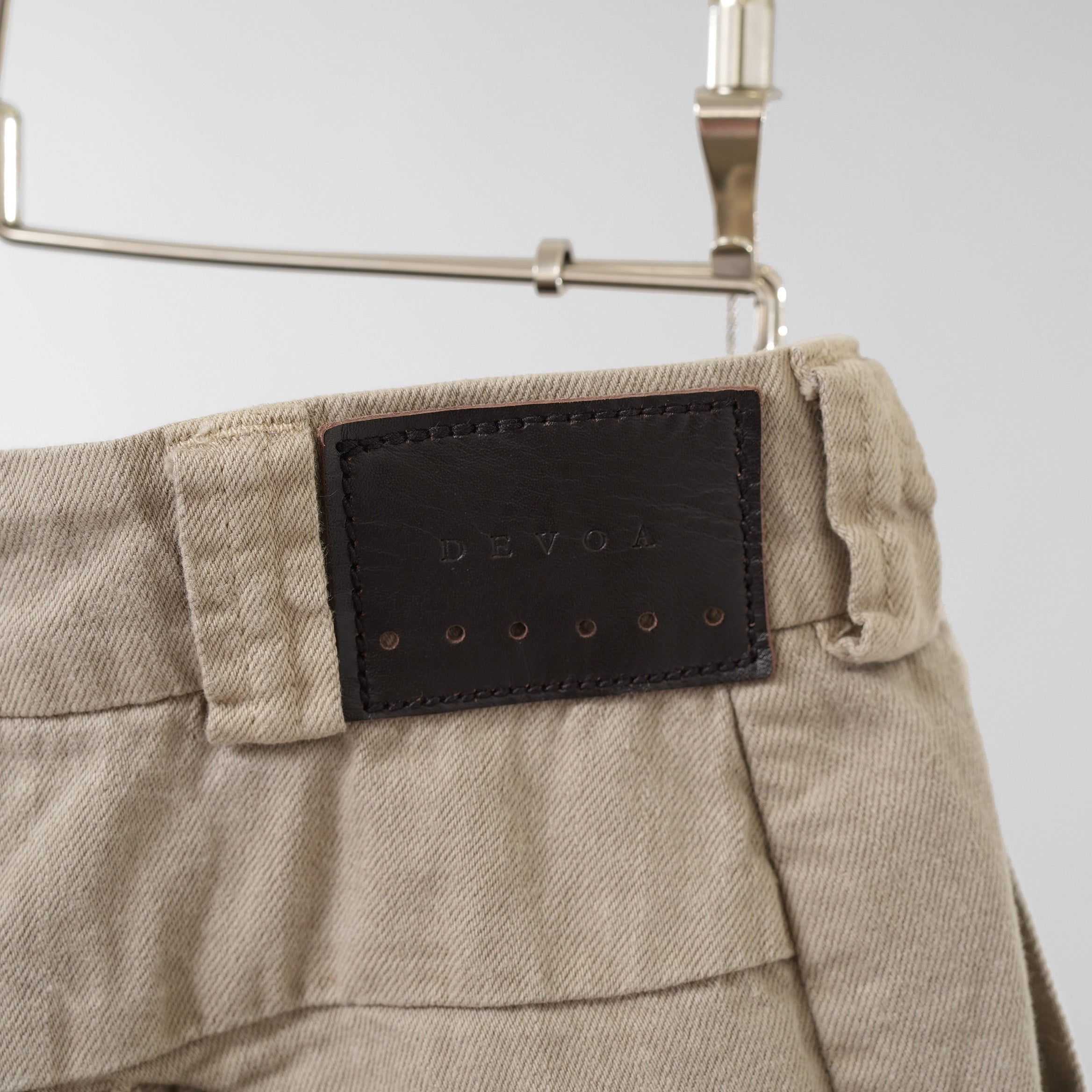 DEVOA デヴォア / 美品 21SS PTA-SDS. Slim Pants 8oz Denim Vintage Wash 製品染 デニム パンツ / size 1 (MUD BEIGE)