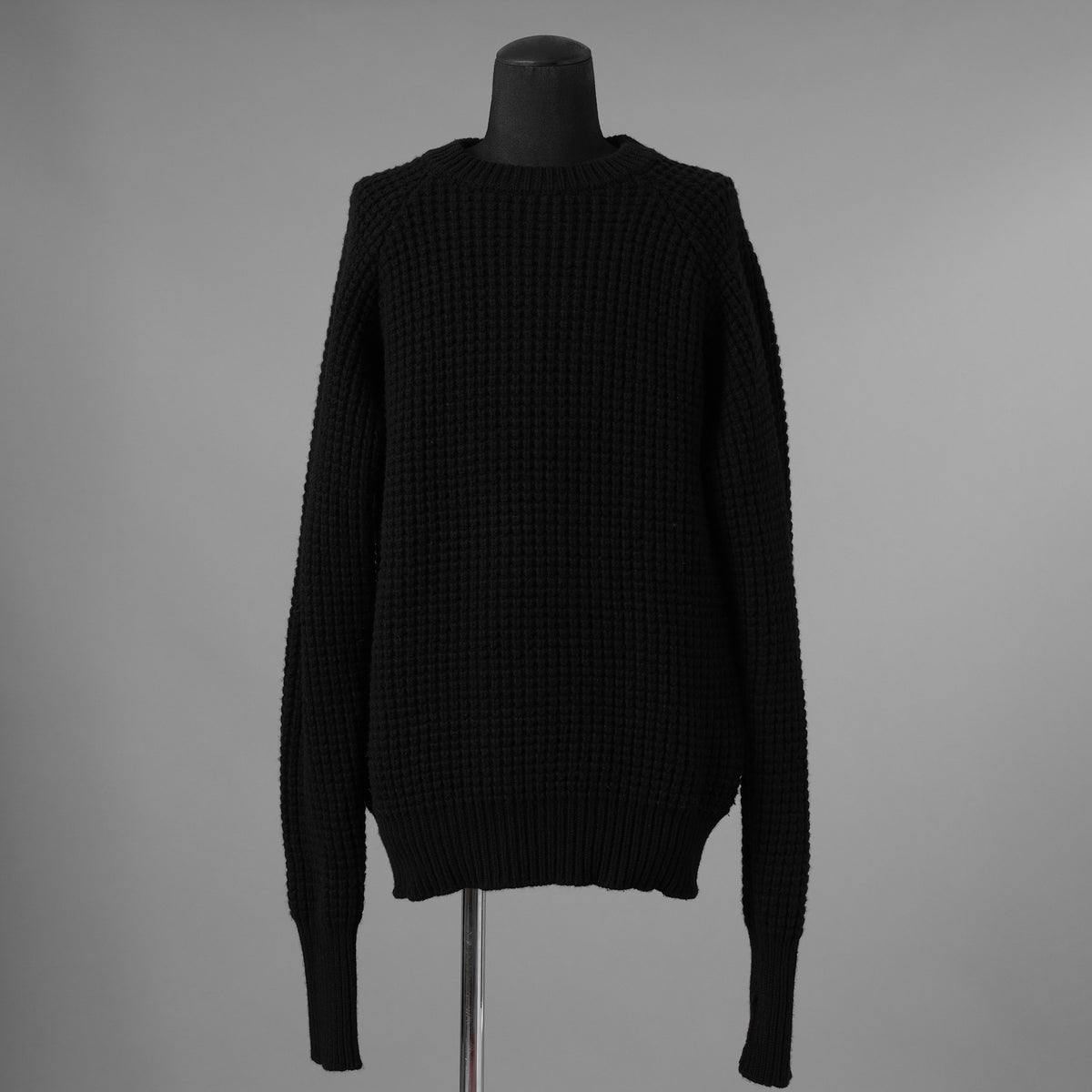 SUS-SOUS シュスー / 美品 24AW popcorn wool knit ポップコーンウール ニット / 11-SSKN02 / size 7 (BLACK) 123043-alm