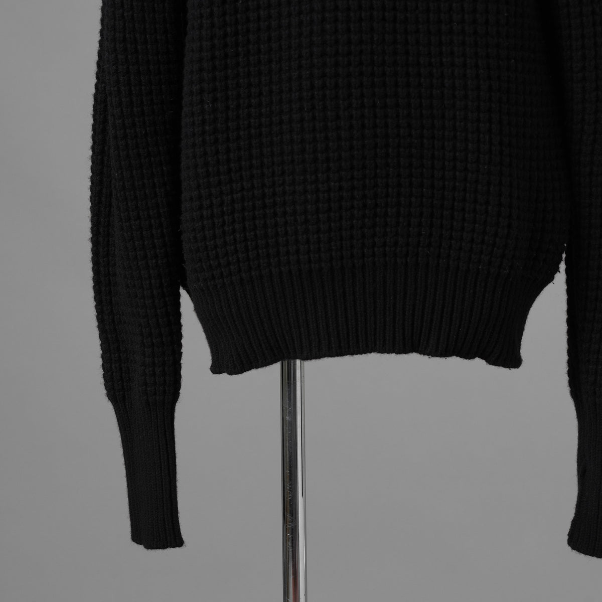 SUS-SOUS シュスー / 美品 24AW popcorn wool knit ポップコーンウール ニット / 11-SSKN02 / size 7 (BLACK) 123043-alm