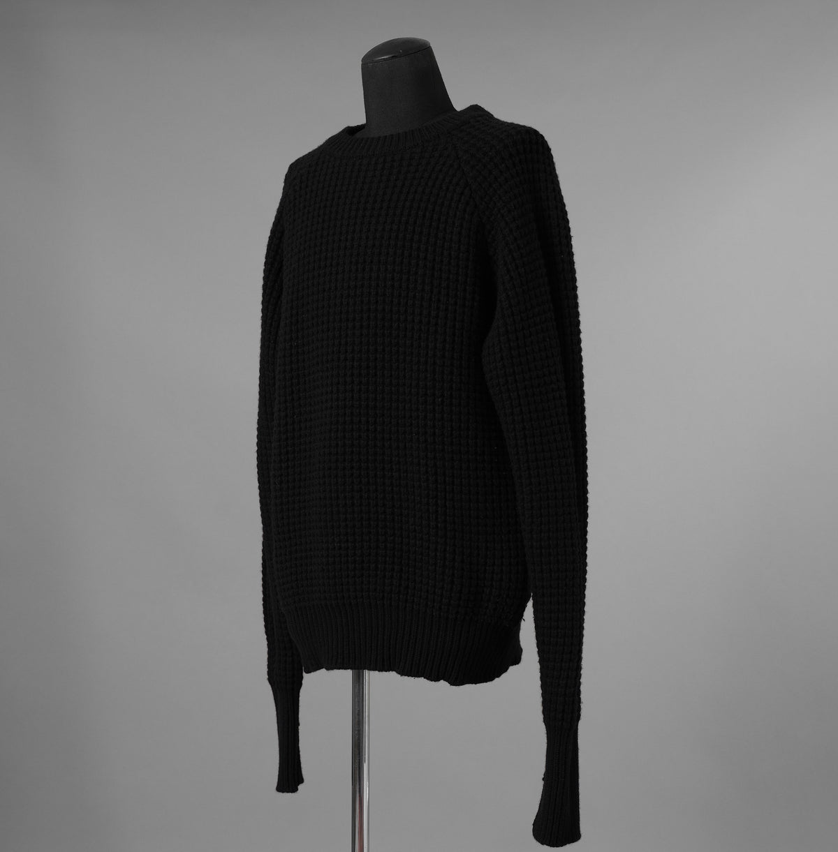 SUS-SOUS シュスー / 美品 24AW popcorn wool knit ポップコーンウール ニット / 11-SSKN02 / size 7 (BLACK) 123043-alm
