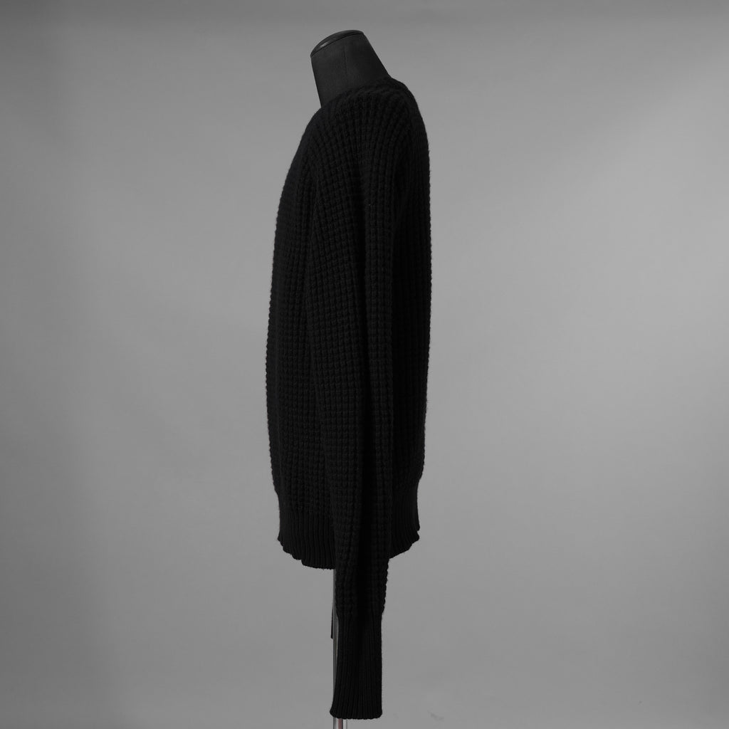 SUS-SOUS シュスー / 美品 24AW popcorn wool knit ポップコーンウール ニット / 11-SSKN02 / size 7 (BLACK) 123043-alm