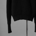 SUS-SOUS シュスー / 美品 24AW popcorn wool knit ポップコーンウール ニット / 11-SSKN02 / size 7 (BLACK) 123043-alm