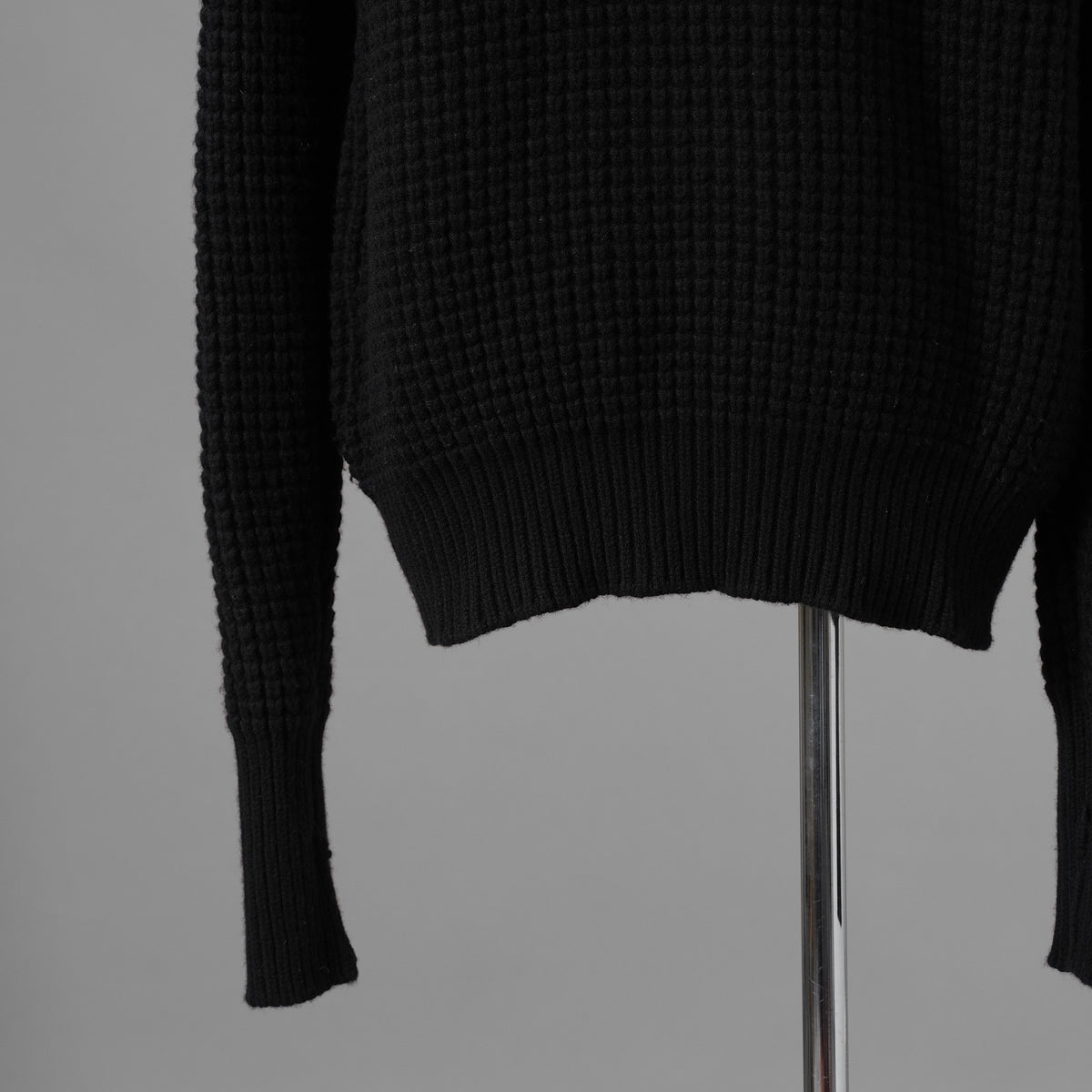 SUS-SOUS シュスー / 美品 24AW popcorn wool knit ポップコーンウール ニット / 11-SSKN02 / size 7 (BLACK) 123043-alm
