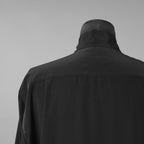 LAD MUSICIAN ラッドミュージシャン / 美品 25AW DECHINE FRILL BIG SHIRT ボウタイ 長袖シャツ / 2225-104 / size 44 ( BLACK )