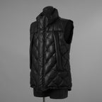 ISAMU KATAYAMA BACKLASH イサムカタヤマ バックラッシュ / 美品 24AW カンガルー レザー ダウンベスト / 1363-13 / size M (BLACK) 123044-alm