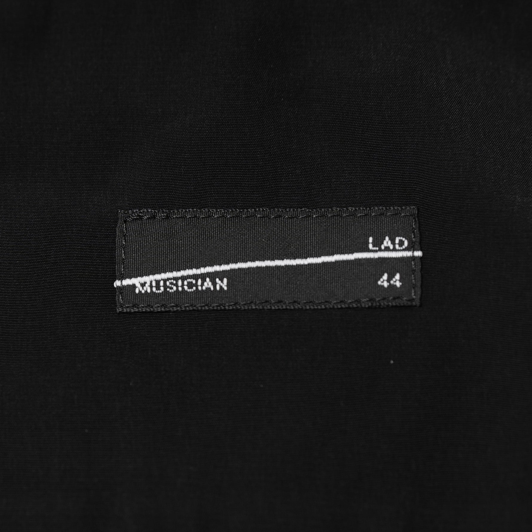 LAD MUSICIAN ラッドミュージシャン / 美品 25AW DECHINE FRILL BIG SHIRT ボウタイ 長袖シャツ / 2225-104 / size 44 ( BLACK )
