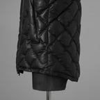 ISAMU KATAYAMA BACKLASH イサムカタヤマ バックラッシュ / 美品 24AW カンガルー レザー ダウンベスト / 1363-13 / size M (BLACK) 123044-alm