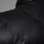 ISAMU KATAYAMA BACKLASH イサムカタヤマ バックラッシュ / 美品 24AW カンガルー レザー ダウンベスト / 1363-13 / size M (BLACK) 123044-alm