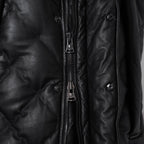 ISAMU KATAYAMA BACKLASH イサムカタヤマ バックラッシュ / 美品 24AW カンガルー レザー ダウンベスト / 1363-13 / size M (BLACK) 123044-alm