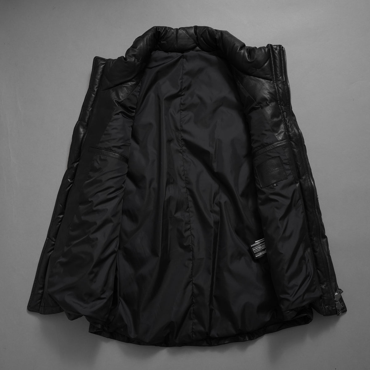 ISAMU KATAYAMA BACKLASH イサムカタヤマ バックラッシュ / 美品 24AW カンガルー レザー ダウンベスト / 1363-13 / size M (BLACK) 123044-alm