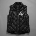 ISAMU KATAYAMA BACKLASH イサムカタヤマ バックラッシュ / 美品 24AW カンガルー レザー ダウンベスト / 1363-13 / size M (BLACK) 123044-alm