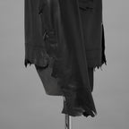超希少 未使用品 TAKAHIROMIYASHITATheSoloist. タカヒロミヤシタ ソロイスト / 24AW ROYAL FLASH神宮前店30周年 記念別注 Rough Out Lamb Leather Work Jacket. / レザー トラッカー ジャケット / sjr30th.0001 / size 50 (BLACK)
