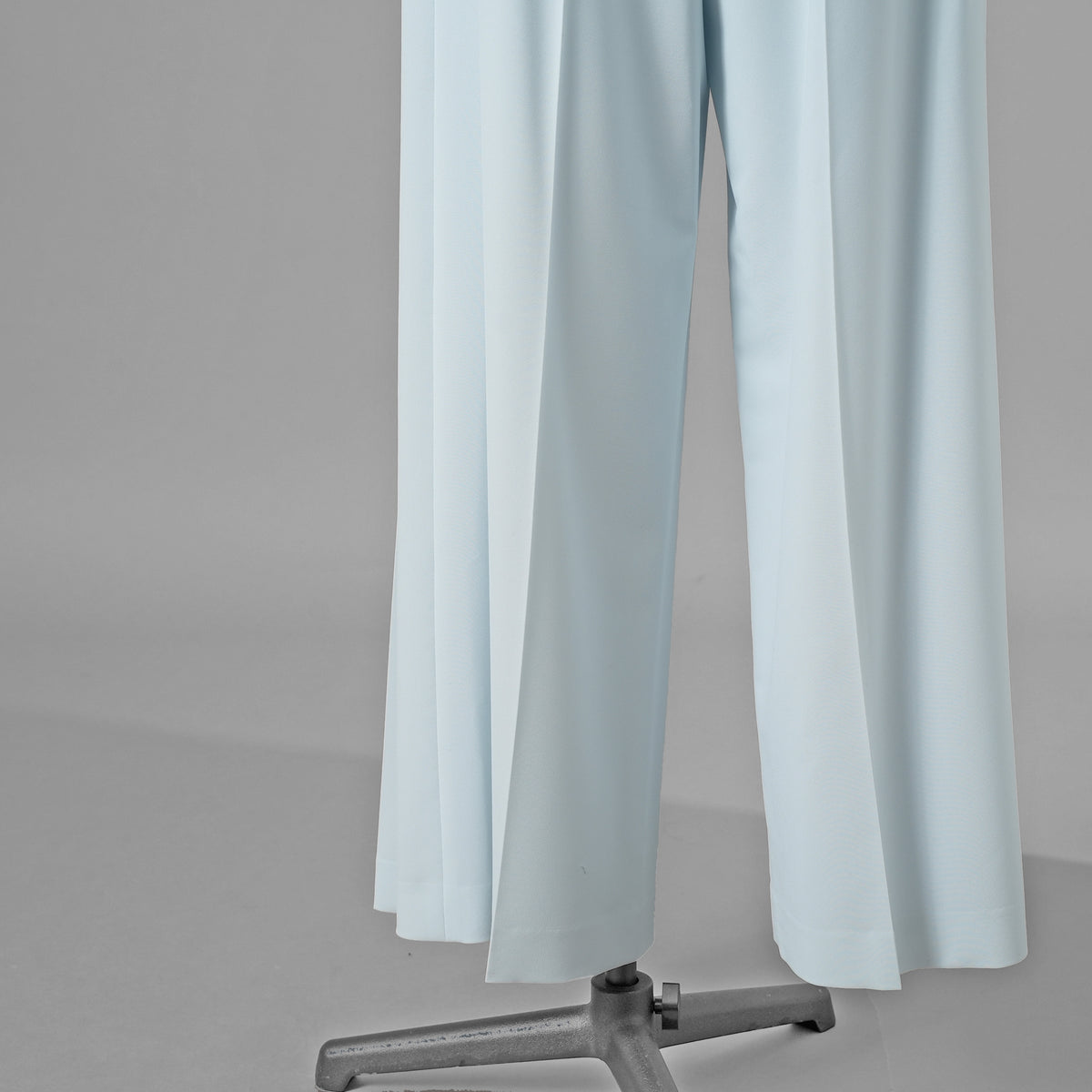 ADEAM アディアム / 美品 23SS ニット シアーシフォンスリーブ ドッキング トップス / プリーツワイドパンツ セットアップ / 43413 ASK0X 07VT-2 / 43515 ASP0X0T / size S (LIGHT BLUE) レディース 352125-izm