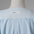 ADEAM アディアム / 美品 23SS ニット シアーシフォンスリーブ ドッキング トップス / プリーツワイドパンツ セットアップ / 43413 ASK0X 07VT-2 / 43515 ASP0X0T / size S (LIGHT BLUE) レディース 352125-izm