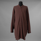 Rick Owens リックオウエンス / 美品 24FW PORTERVILLE / Oversized Faun Shirt オーバーサイズ ファウン 長袖シャツ / RU02D6293-WA / size 44 (THROAT) 352150-in-ue