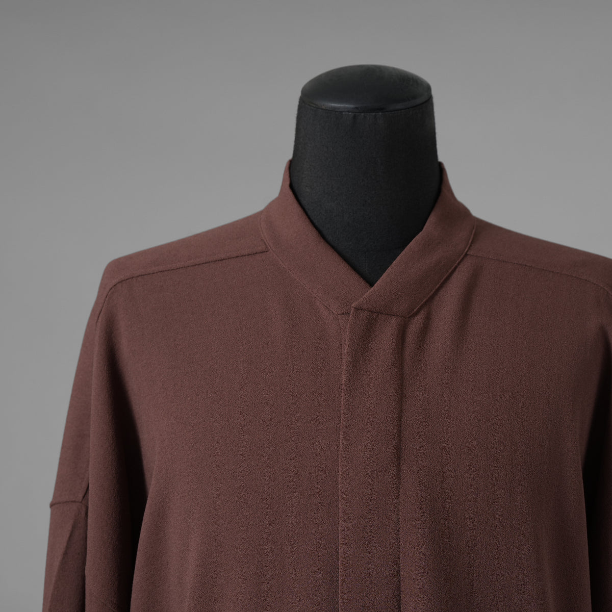 Rick Owens リックオウエンス / 美品 24FW PORTERVILLE / Oversized Faun Shirt オーバーサイズ ファウン 長袖シャツ / RU02D6293-WA / size 44 (THROAT) 352150-in-ue