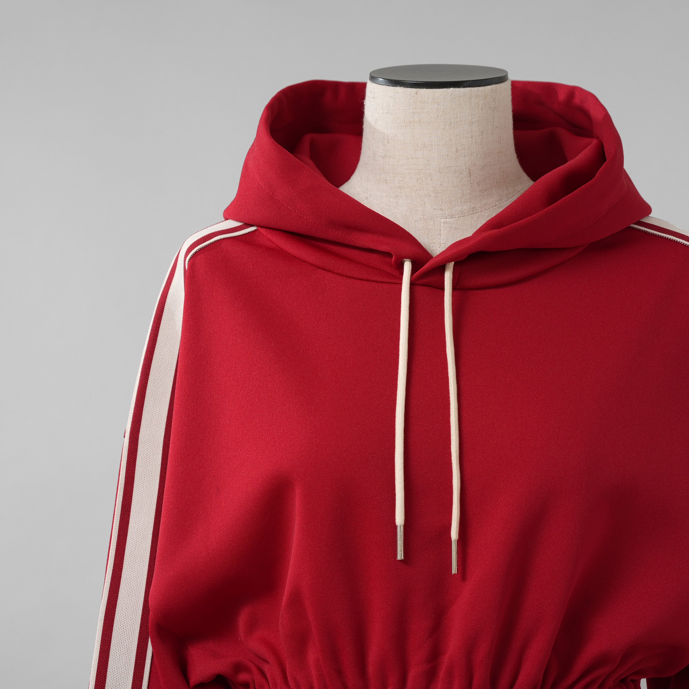 CELINE セリーヌ / 美品 22AW  エディ期  / ロゴパッチ クロップドフーディ / パーカー / 2Y779121O / size S (RED) レディース