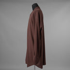Rick Owens リックオウエンス / 美品 24FW PORTERVILLE / Oversized Faun Shirt オーバーサイズ ファウン 長袖シャツ / RU02D6293-WA / size 44 (THROAT) 352150-in-ue