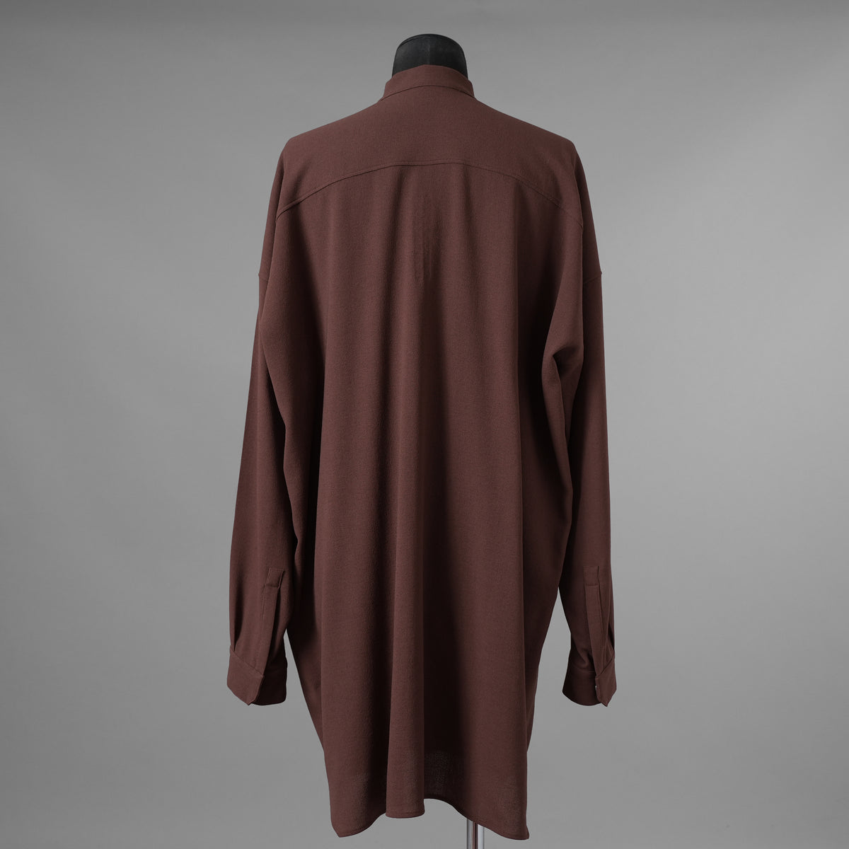 Rick Owens リックオウエンス / 美品 24FW PORTERVILLE / Oversized Faun Shirt オーバーサイズ ファウン 長袖シャツ / RU02D6293-WA / size 44 (THROAT) 352150-in-ue