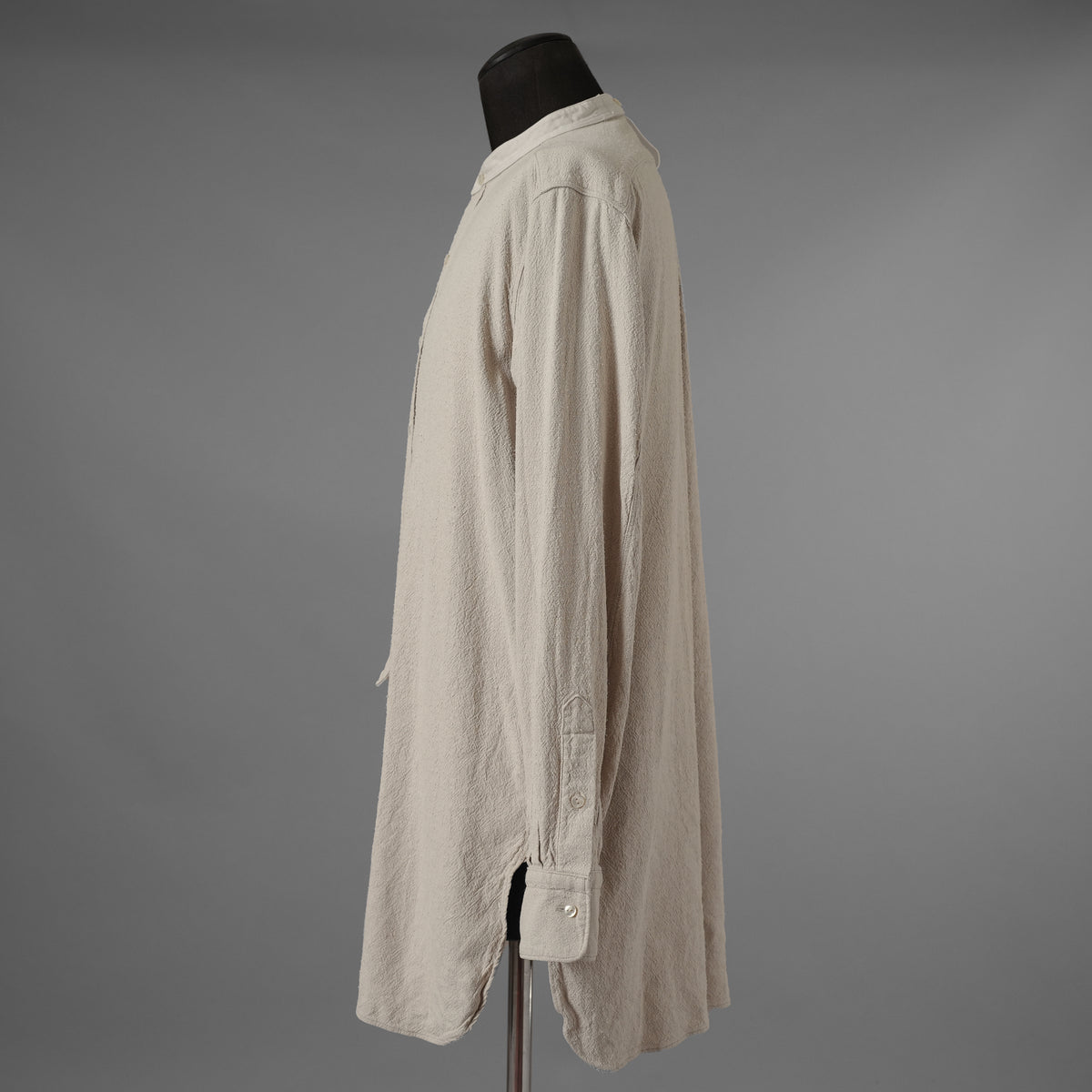 SUS-SOUS シュスー / 美品 22SS オフィサーシャツ 長袖シャツ / 07-SS01112 / size9 (NATURAL)  123054-alm