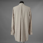 SUS-SOUS シュスー / 美品 22SS オフィサーシャツ 長袖シャツ / 07-SS01112 / size9 (NATURAL)  123054-alm
