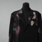 Yohji Yamamoto POUR HOMME ヨウジヤマモト プールオム / 美品 25SS COLOR SCHEME PRINT JACKET シルクジャケット/ HP-J67-828-1-03 / size 2 (BLACK)
