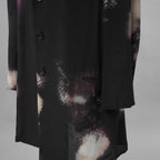 Yohji Yamamoto POUR HOMME ヨウジヤマモト プールオム / 美品 25SS COLOR SCHEME PRINT JACKET シルクジャケット/ HP-J67-828-1-03 / size 2 (BLACK)