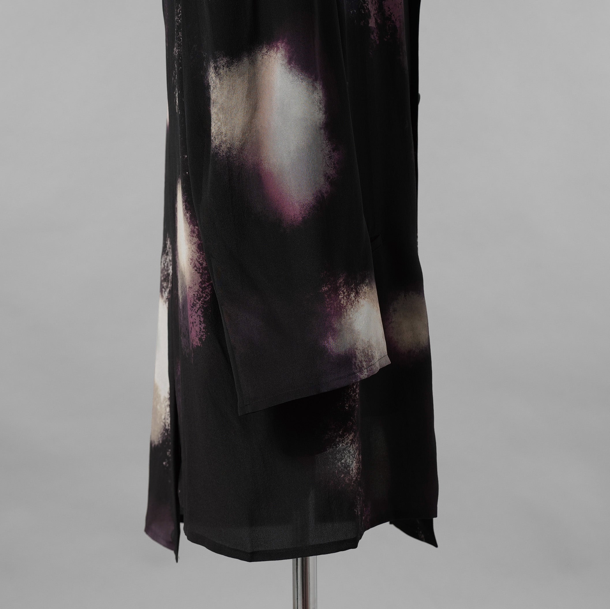 Yohji Yamamoto POUR HOMME ヨウジヤマモト プールオム / 美品 25SS COLOR SCHEME PRINT JACKET シルクジャケット/ HP-J67-828-1-03 / size 2 (BLACK)