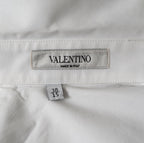 VALENTINO ヴァレンティノ / 20AW ホワイトコットンポプリンシャツ 長袖シャツ / UV3ABE704 / size 38 (WHITE) 352146-in-ue