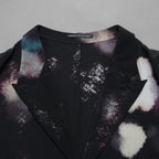 Yohji Yamamoto POUR HOMME ヨウジヤマモト プールオム / 美品 25SS COLOR SCHEME PRINT JACKET シルクジャケット/ HP-J67-828-1-03 / size 2 (BLACK)