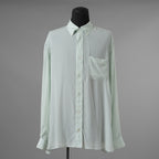 The Row ザ・ロウ / 25SS Bresson Shirt ブレッソンシャツ 長袖シャツ / 916W3678 / size M (LIGHTSAGE) 352149-in-ue