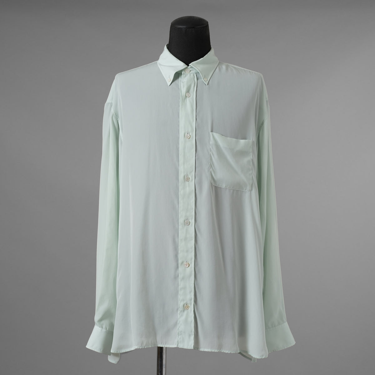 The Row ザ・ロウ / 25SS Bresson Shirt ブレッソンシャツ 長袖シャツ / 916W3678 / size M (LIGHTSAGE) 352149-in-ue