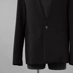 5351POUR LES HOMMES 5351プール・オム / 26SS TRストレッチ ツイル ノーカラー ジャケット / 0249-80-82006 / size 48 (BLACK)