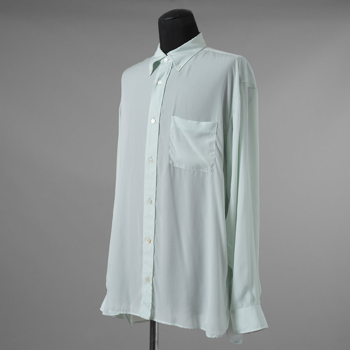 The Row ザ・ロウ / 25SS Bresson Shirt ブレッソンシャツ 長袖シャツ / 916W3678 / size M (LIGHTSAGE) 352149-in-ue