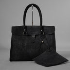新品 incarnation インカネーション / 24SS HORSE BUTT RG LEATHER BAG TOTO WB-3 UNLINED WITH MEDIUM PURSE レザー バッグ / 13R-9780 / BLACK 352152-in-ue