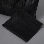 新品 incarnation インカネーション / 24SS HORSE BUTT RG LEATHER BAG TOTO WB-3 UNLINED WITH MEDIUM PURSE レザー バッグ / 13R-9780 / BLACK 352152-in-ue