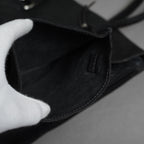 新品 incarnation インカネーション / 24SS HORSE BUTT RG LEATHER BAG TOTO WB-3 UNLINED WITH MEDIUM PURSE レザー バッグ / 13R-9780 / BLACK 352152-in-ue