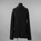 incarnation インカネーション / 美品 24SS COTTON-LINEN KNIT CARDIGAN PIECE DYED カーディガン / 90-41827 / size M (BLACK)