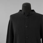 incarnation インカネーション / 美品 24SS COTTON-LINEN KNIT CARDIGAN PIECE DYED カーディガン / 90-41827 / size M (BLACK)