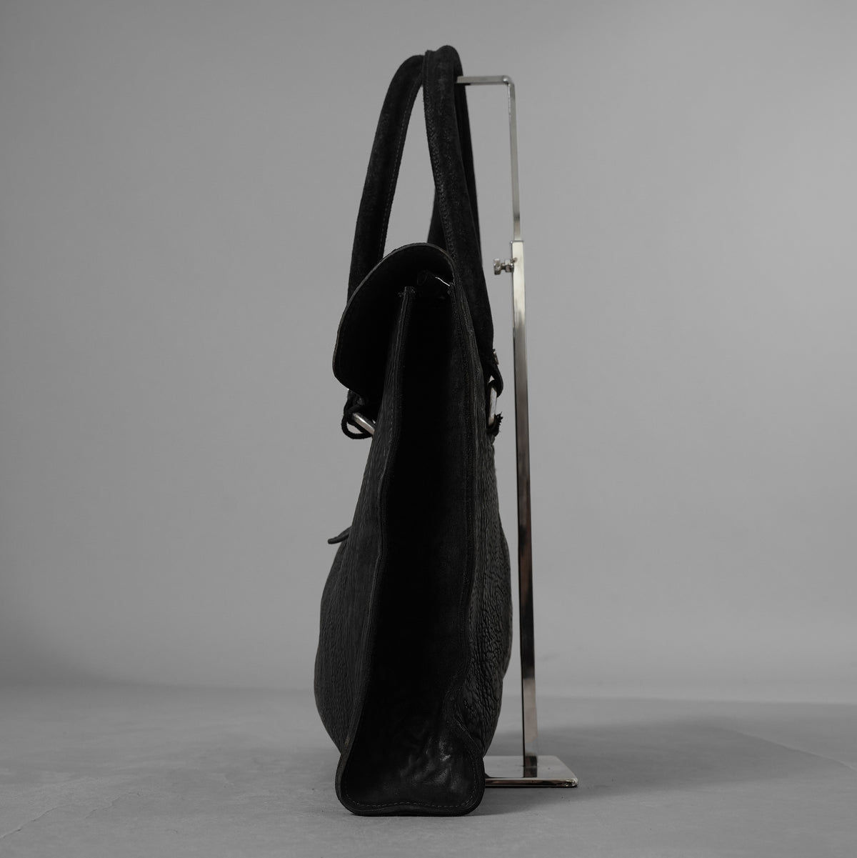 新品 incarnation インカネーション / 24SS HORSE BUTT RG LEATHER BAG TOTO WB-3 UNLINED WITH MEDIUM PURSE レザー バッグ / 13R-9780 / BLACK 352152-in-ue