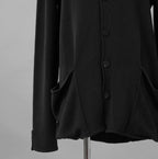 incarnation インカネーション / 美品 24SS COTTON-LINEN KNIT CARDIGAN PIECE DYED カーディガン / 90-41827 / size M (BLACK)