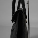 新品 incarnation インカネーション / 24SS HORSE BUTT RG LEATHER BAG TOTO WB-3 UNLINED WITH MEDIUM PURSE レザー バッグ / 13R-9780 / BLACK 352152-in-ue