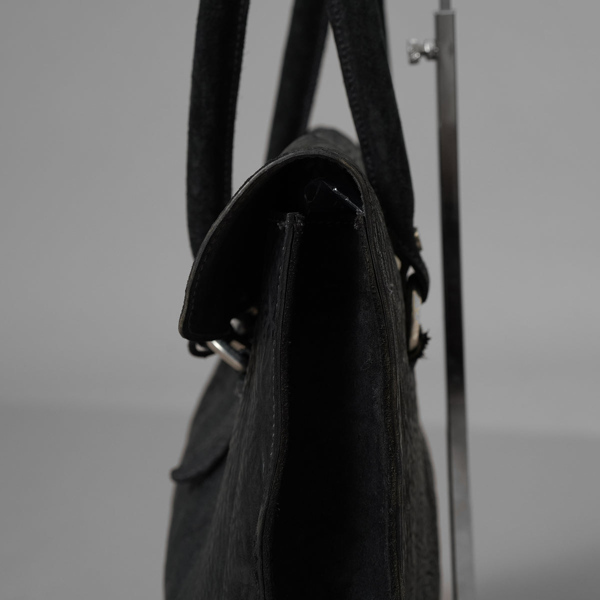 新品 incarnation インカネーション / 24SS HORSE BUTT RG LEATHER BAG TOTO WB-3 UNLINED WITH MEDIUM PURSE レザー バッグ / 13R-9780 / BLACK 352152-in-ue