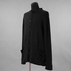 incarnation インカネーション / 美品 24SS COTTON-LINEN KNIT CARDIGAN PIECE DYED カーディガン / 90-41827 / size M (BLACK)