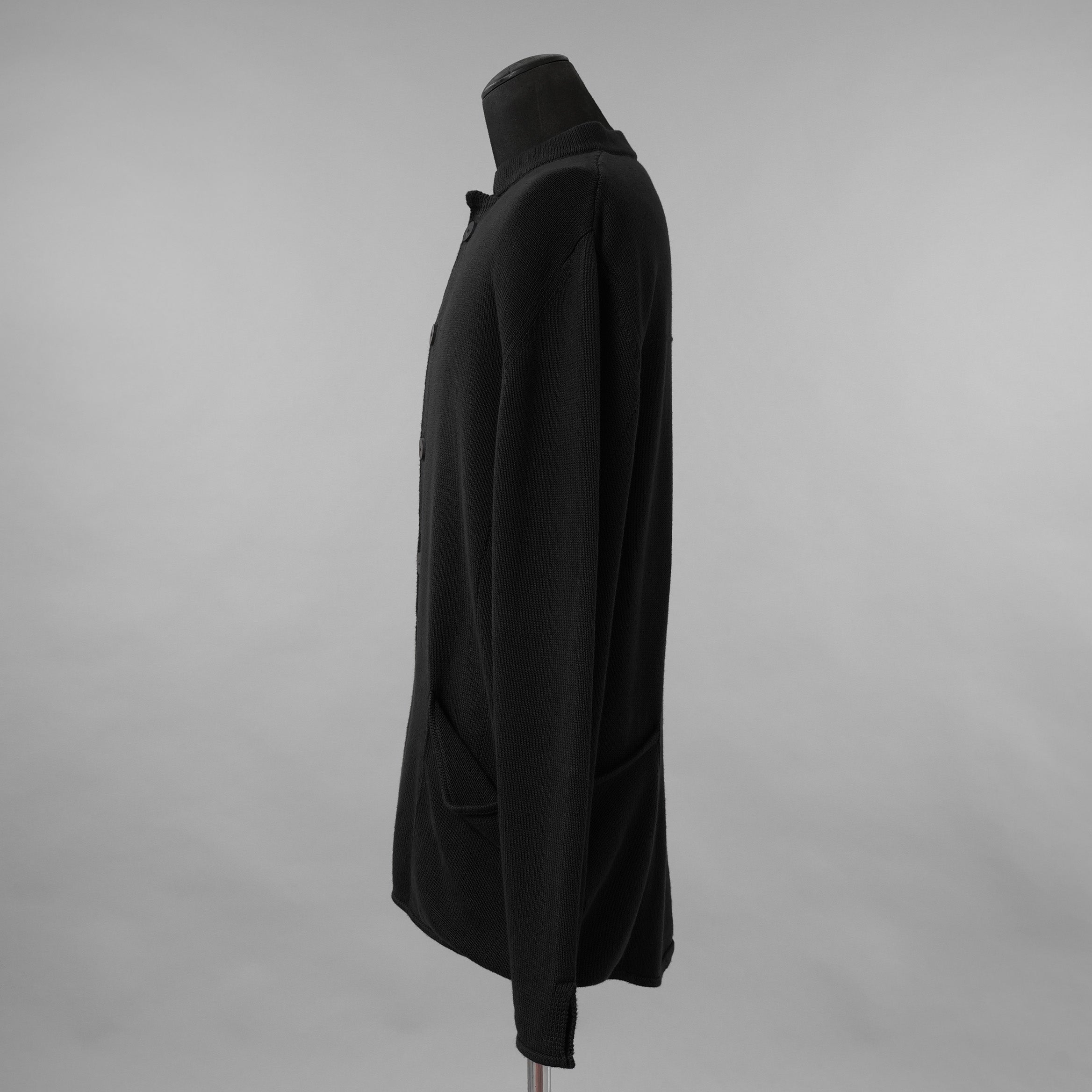 incarnation インカネーション / 美品 24SS COTTON-LINEN KNIT CARDIGAN PIECE DYED カーディガン / 90-41827 / size M (BLACK)