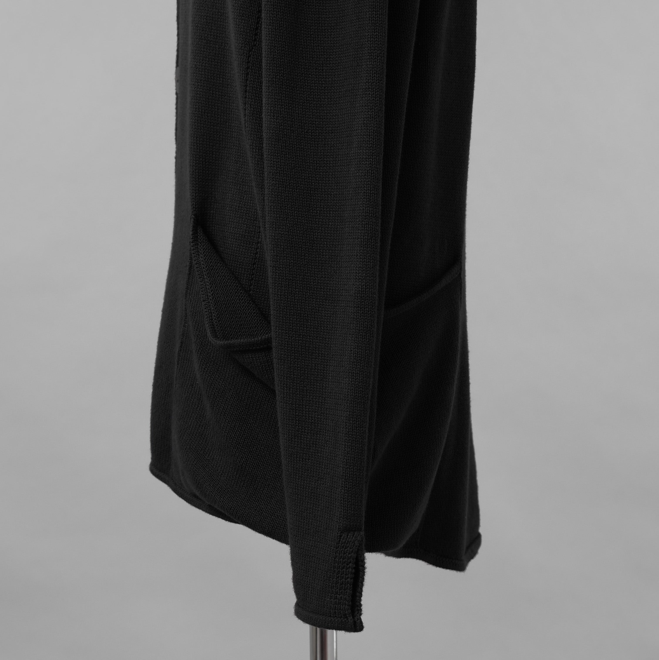 incarnation インカネーション / 美品 24SS COTTON-LINEN KNIT CARDIGAN PIECE DYED カーディガン / 90-41827 / size M (BLACK)